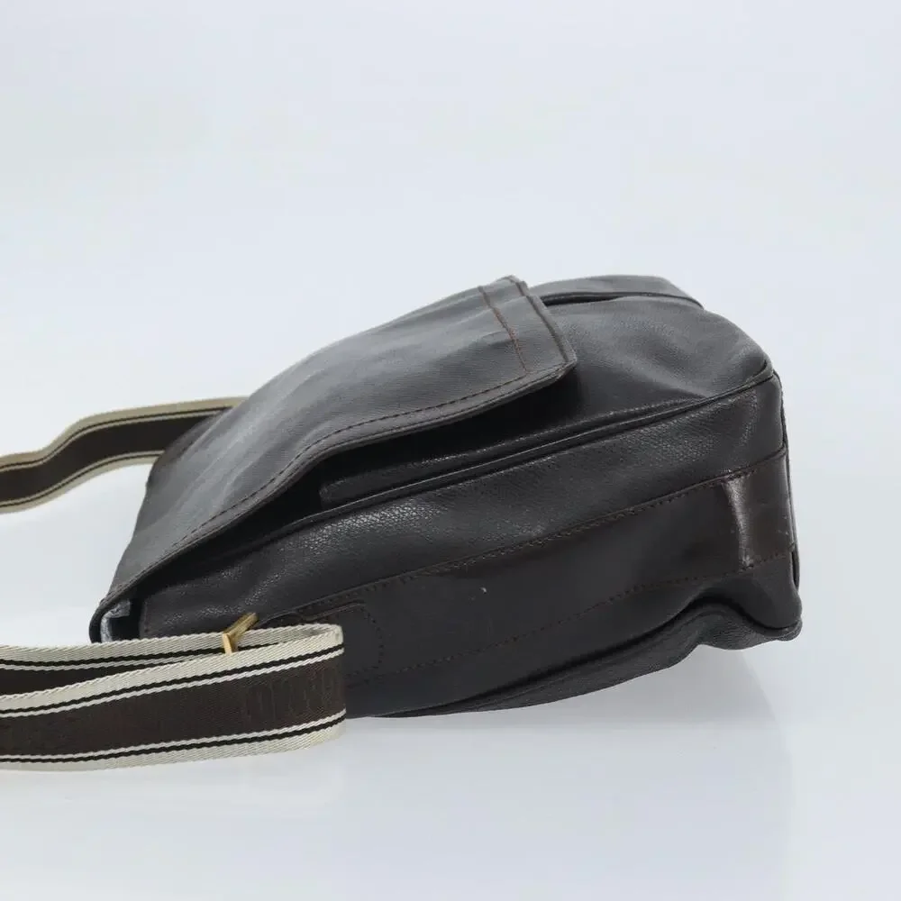 Salvatore Ferragamo Leather Shoulder Bag Brown